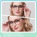 LianSan Bifocal Reading Glasses for Women - Stylish Top Clear Blue Light Blocking Readers Pink Tortoise Spring Hinge - 1.50 Magnification - Buy Online on GoSupps.com
