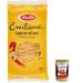 Italian Gourmet E.R. Barilla Egg Pasta Le Emiliane Taglierini Egg Pasta 250g + Italian Polpa Gourmet 400g Set of 6