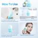 Buy Ice Roller for Face & Eye | Skin Care Kit to Brighten Skin Reduce Fine Lines & Pores - Blue - Buy Online on GoSupps.com