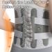 Lower Back Support Belt for Pain Relief - Ergonomic XL Medical Belt with 4 Steel Plates for Sciatica Herniated Disc & Scoliosis - Breathable Design - Buy Online on GoSupps.com