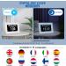 YKALL 8-Inch Digital Alarm Clock for Seniors | Calendar Day Watch for Dementia - International Shipping Available - Buy Online on GoSupps.com