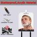 Deluxe Shower Mirror for Shaving with Razor Holders & Spare Shaver Heads - Large 10.5 x 8 Shatterproof Wall Hanging Mirror for Bathroom & Travel - Buy Online on GoSupps.com