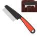 Lice comb stainless steel lice comb nit comb flea comb for dogs and cats with fine teeth fine tooth comb for non slip grip for detecting and removing head lice