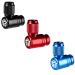 Turbulent CO2 Bike Tire Inflator Set - Presta and Schrader Valve Compatible - Quick Air Pump Tool for Mountain - MTB - Road - and Off-Road Bicycles - Insulated Sleeve - Cartridge Not Included Red