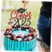 COOLHIYA 6pcs 2023 2023 Graduation Arrangements Graduation Cupcake Topper Graduation Party Class of 2023 Congratulations Cupcake Toppers Glitter Graduation Topper Party Supplies - Buy Online on GoSupps.com