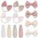 12 Pieces Hair Bands Girl Bows Hair Clips Girl Hair Bows Hair Girl Baby Children Hair Accessories Suitable for Daily Life Parties Shows Photography and Festivals - Buy Online on GoSupps.com