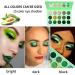 DE'LANCI Avocado Green Eyeshadow Palette - 15 Color Highly Pigmented Makeup Palette | Matte, Shimmer, Glitter | Long Wear, Vegan & Cruelty Free | Nude to Emerald Green Eye Shadow - Buy Online on GoSupps.com