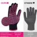 Professional Heat Resistant Gloves with Silicone Bumps - Sopito 2Pcs Heat Proof Mitts for Hair Styling Curling Iron (Pink) - Buy Online on GoSupps.com