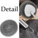 Stainless Steel Scrubber with Handle Steel Wool Scrubber for Cleaning Dishes Metal Sponges for Pots Sink Pans Grills - Buy Online on GoSupps.com