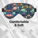 Submarine Reef Fish Eye Mask | Soft & Adjustable Sleep Mask for Men & Women | Comfortable Nighttime Wear - Buy Online on GoSupps.com