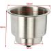 Amarine Made Pack of 4 Stainless Steel Cup Drink Holder for Marine Boat, RV, Camper - with Drain - Buy Online on GoSupps.com