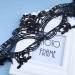 Gothic Black Lace Eye Cover - Adjustable Masquerade Accessory for Women | Halloween & Carnival Costume Decoration - Buy Online on GoSupps.com