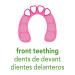 Green Sprouts Pink Cooling Teether - 2 Pack for 3+ Months Old Babies - Buy Online on GoSupps.com