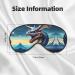 Roaring Dragon Eye Mask - Soft Adjustable Sleep Mask for Men & Women | International Shipping - Buy Online on GoSupps.com