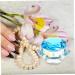 FRCOLOR 1pc nail art crystal cup crystal cup glassware mini dappen dish Nail art liquid cup nail art pen holder Liquid Powder Container nail liquid dish with cover plate crystal art glass 7.5x6cm Blue - Buy Online on GoSupps.com