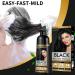 COSMTEK Black Hair Dye Shampoo for Gray | IVNIL Natural 3-In-1 Semi-Permanent Color for Women & Men | Herbal & Ammonia-Free | Fast Acting, Long Lasting | 16.9 fl oz - Buy Online on GoSupps.com