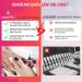 Handmade Press On Nails Short MouyouGlow Almond Pink Nude Natural Natural Solid Resuable Fake Nails with Self-Adhesive Handmade Artificial Fingernails 10 Pieces (#09-M) - Buy Online on GoSupps.com