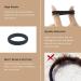 Yovell 40 PCS Black Elastic Hair Ties for Women Girls | Soft Seamless Hair Bands | No Damage Ponytail Holders for Thick Thin Hair - Buy Online on GoSupps.com