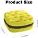 Stylish Multi-Colored Period Bag for Women & Teens | Portable Menstrual Cup & Tampon Storage - Gold Yellow Pattern - Buy Online on GoSupps.com