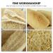 Natural Loofa Back Scrubber - Large Bath Sponge for Men & Women - Eco-Friendly Loofah (Beige - Buy Online on GoSupps.com