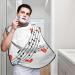 Heart Music Note Beard Bib - Non-Stick Grooming Cloth & Hair Catcher for Men | Perfect Gift & Salon Cape Apron for Shaving & Trimming - Buy Online on GoSupps.com