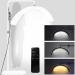 toyshi Eyelash LED Floor Light Half Moon Lamp for Lash Extension Lighting for Beauty Skincare Lashes Eyebrows Filming Content Creation (White)