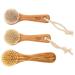 SHASH Exfoliating Face Brush - Made in Germany | Deep Intense Boar Bristle | Gently Exfoliates Skin for Glowing Complexion | Eco-Sourced Beech Wood - Buy Online on GoSupps.com
