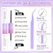 Manga Eyelashes Extension Set | Anime Natural Individual Lash Cluster Kit with Bond Seal & Tweezers - LVMIXWIG C-Manga - Buy Online on GoSupps.com
