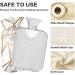 Marble Golden Geometric Lines Hot Water Bottle - 2L Pain Relief & Cramps - Ideal for Soothing Comfort - Buy Online on GoSupps.com