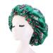 Satin Bonnet for Natural Hair - Reversible Green Silk Sleep Cap for Black Women & Curly Hair - Buy Online on GoSupps.com