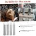 JECOMPRIS 18 Pcs Moxa Pusher Tool Set | Stainless Steel Heater for Acupuncture & Herbal Therapy - International Shipping Available - Buy Online on GoSupps.com