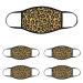 5PCS Dust Cover Reusable Face Cover with Activated Carbon Filters Respirators Cover for Working Protection Traveling and Sports Summer UPF59+ Sunscreen Breathable Bandana