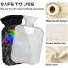 Black Marble Unicorn Heat Bottle - 1L Water Bag for Pain Relief & Warmth | Ideal for Neck Shoulder and Feet - Buy Online on GoSupps.com