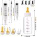 Kitten Bottle Puppy Syringe Feeder Pet Feeding Bottle with Nipple Feeding Needle Tubing for Puppy Kitten Squirrels and Other Newborn Pets Puppy Kitten Whelping Kit 13Pack - Buy Online on GoSupps.com
