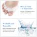Angel Wings Silicone Toe Separators - 2 Pairs for Toe Straightening, Hammer Toe Relief, Bunion Pain - Men and Women - Buy Online on GoSupps.com