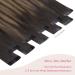 Real Hair Tape Extensions - Balayage Dark Brown to Chestnut Brown 10pcs 30g 55cm - Invisible Smooth Refills #2/6/2 - Buy Online on GoSupps.com