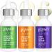 goPure Actives Facial Serum Trio Set - Hydrate & Smooth Skin Care Serum with Hyaluronic Acid For Youthful Skin - Firm & Lift Retinol Serum for Face - Brightening Vitamin C Serum - 3 Count x 1fl.oz