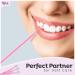HGLOZ Microswabs for Eyelash Extensions (Pack of 500) - 2mm Pink Soft Micro Applicator Brush for Makeup Application and Cleaning - Buy Online on GoSupps.com
