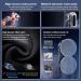 CHHMAELOVE Robotic Window Cleaner Upgrade 4-Way Dual Water Spray Intelligent Path Planning Remote Control & 5 Pairs Of Replacement Cloths Glass Cleaning Robotic - Buy Online on GoSupps.com