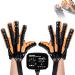 Rehabilitation Robot Gloves for Stroke Hemiplegia Hand Dysfunction Patient Training Device with Mirroring Training Smart Rechargeable Finger Training Rehab Orthotics Left Hand+Right Hand L Large Left Hand+right Hand