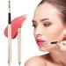 3 PACK Portable Travel Lip Brush Retractable Lip Balm Applicator Lipstick Applicator Wands with Cap Reusable Lipstick Brush Lipstick Gloss Makeup Brush Tool