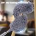 Telescopic Duster Telescopic Feather Duster Flexible and Bendable Cleaning Tool Cobweb and Ceiling Duster with Ergonomic Telescoping pol for Car Furniture Grey - Buy Online on GoSupps.com