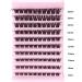 Bransfy Cluster Lashes D Curl 100 Pcs | Reusable & Natural Look False Eyelashes | DIY Eyelash Extension Kit | Super Thin Band | Soft & Comfortable | 8-16mm | B03-0.07 D - Buy Online on GoSupps.com