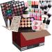 Make-up case girls make-up set make-up set all-in-one gift set cosmetics palette starter kit makeup pallet pallet make-up case with eyeshadow palette lipstick blush for women girls #6* 39 pieces