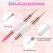 Jeffdad 2Pieces Double Head Nail Rhinestone Picker Set - DIY Nail Art Tool for Gems, Crystals, and Rhinestones - Pink + White - Buy Online on GoSupps.com
