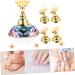 Housoutil 1 Set Nail Holder Magnetic Nail Stand Diy Nail Art Stand Manicure Training Stand Nail Display Stand Magnetic Base Nail Art Practice Stand Gem Japanese Crystal 3.5X3.5X2CM Colorful - Buy Online on GoSupps.com