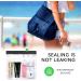 2 Pcs Clear Airport Security Toiletries Bags 20x20cm - Waterproof Travel Makeup Bag for Men and Women (Black) - Buy Online on GoSupps.com