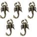 FEIlei Embossed Nail Charms 3D Scorpion Nail Art Accessories for DIY Nail Art Design Nail Art Decoration Jewelry Making - Buy Online on GoSupps.com