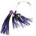 EatMyTackle Squid Pusher Daisy Chain | Saltwater Fishing Teaser in Purple Black - Buy Online on GoSupps.com