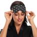 Haskirky Light Blocking Eye Mask - Adjustable Adult Men and Women Travel Mask - Ideal for Business Trips, Meditation, Yoga, and Office - Deep Sleep Goodies - White Stars - Buy Online on GoSupps.com